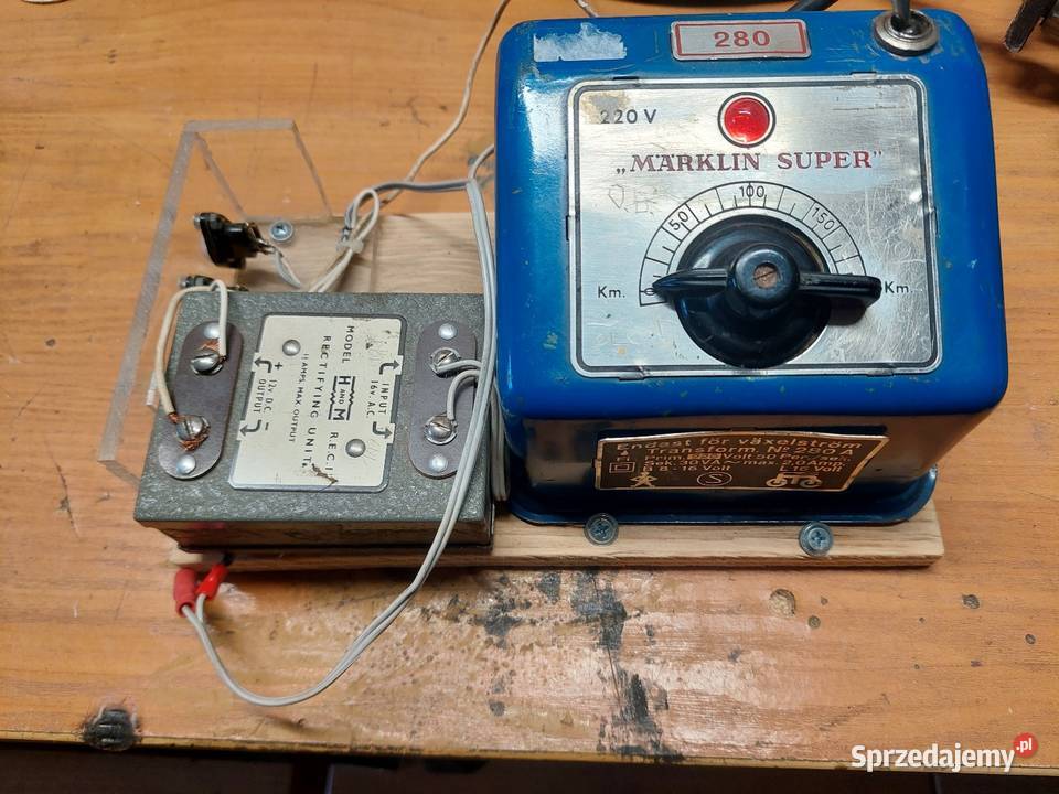 Zasilacz do kolejki Marklin 280 wielkopolskie Koziegłowy sprzedam