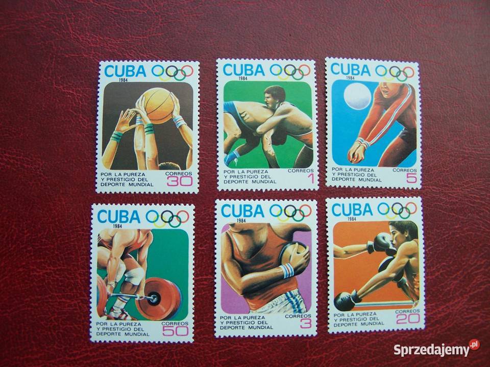Kuba 1984 MNH Mi 286873 Sport Olimpiada Los Tychy sprzedam