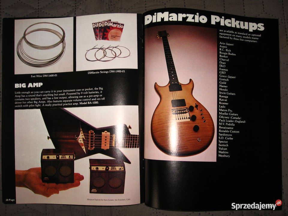 Di Marzio 19791980 Catalog katalog przetworników Kępice sprzedam