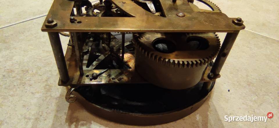werk mechanizm zegara 2 i kluczyk Antyki Warszawa
