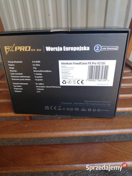 Interkom motocyklowy FxPRO v2 eu mash Zawiercie