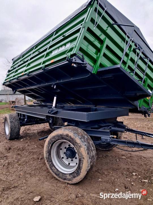 Przyczepa HL8011 wywrot trzy stronny nieuszkodzony