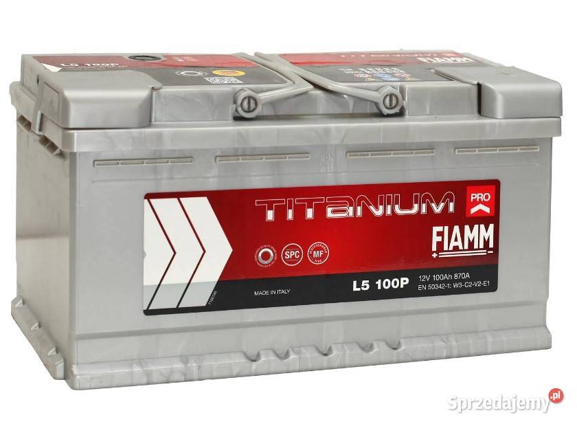 Akumulator FIAMM TITANIUM PRO 12V 100Ah 870A Akumulatory Wrocław sprzedam