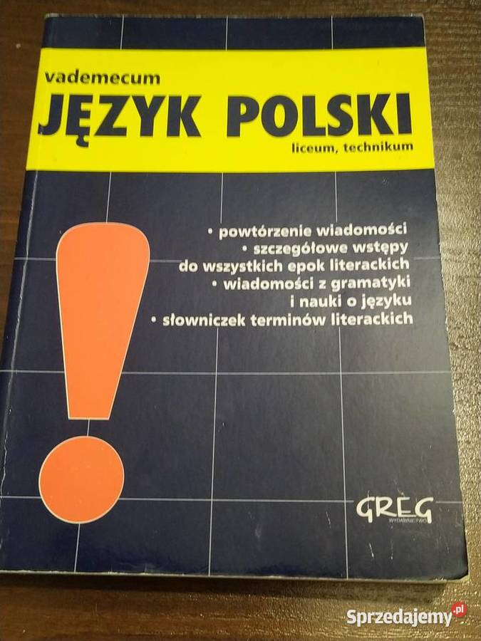 Vademecum Język polski Greg Liceum technikum