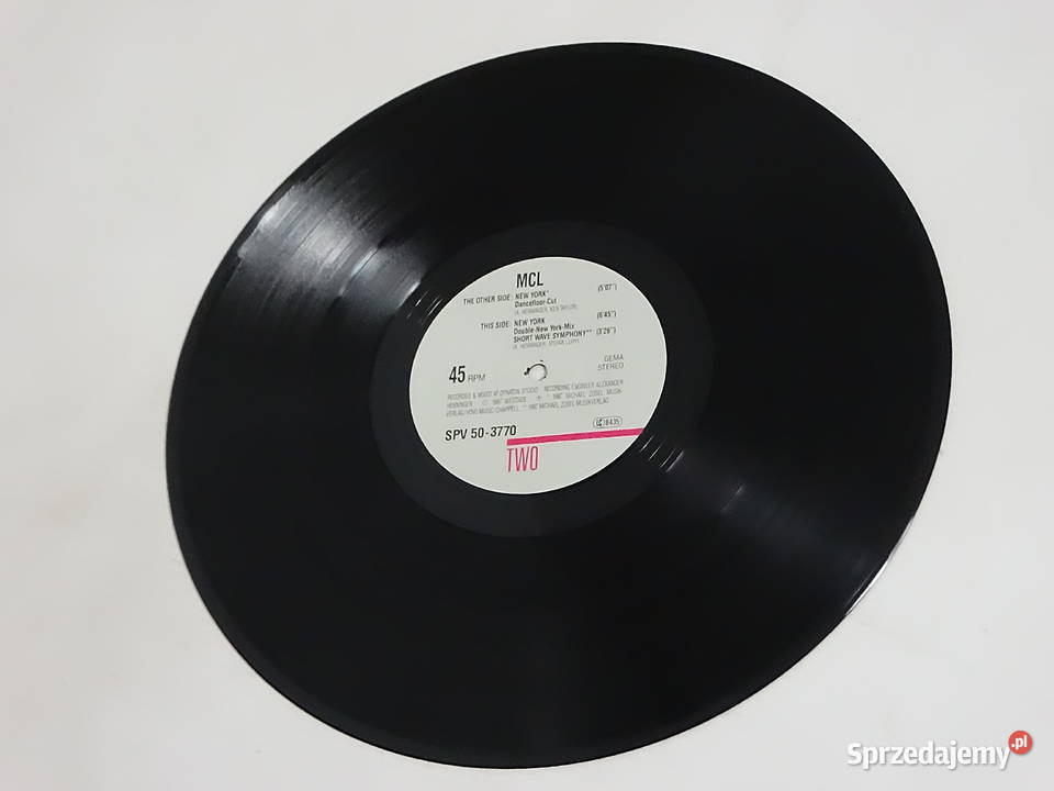 Płyta Winylowa 12 MCL York 1987 Stan Biłgoraj