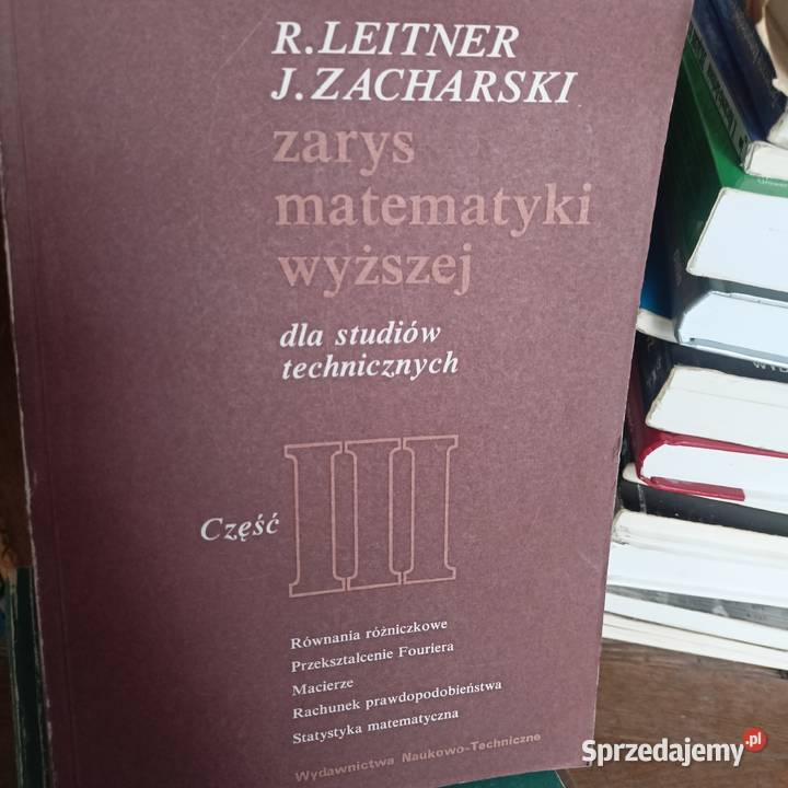 Leitner zarys matematyki najtaniej książki pomorskie Gdańsk