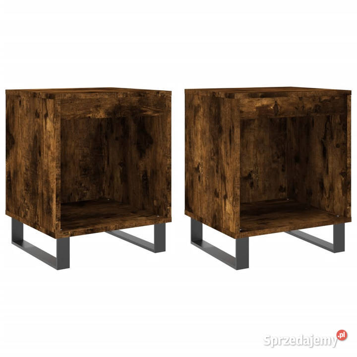 Szafki nocne 2 przydymiony dąb 40x35x50 WM830743 Warszawa sprzedam