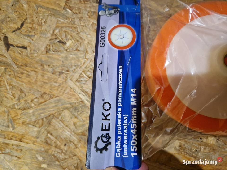 Gąbka polerska czarna 150mm x 45mm M14 twarda Zaciskarki do rur wielkopolskie Głogowa