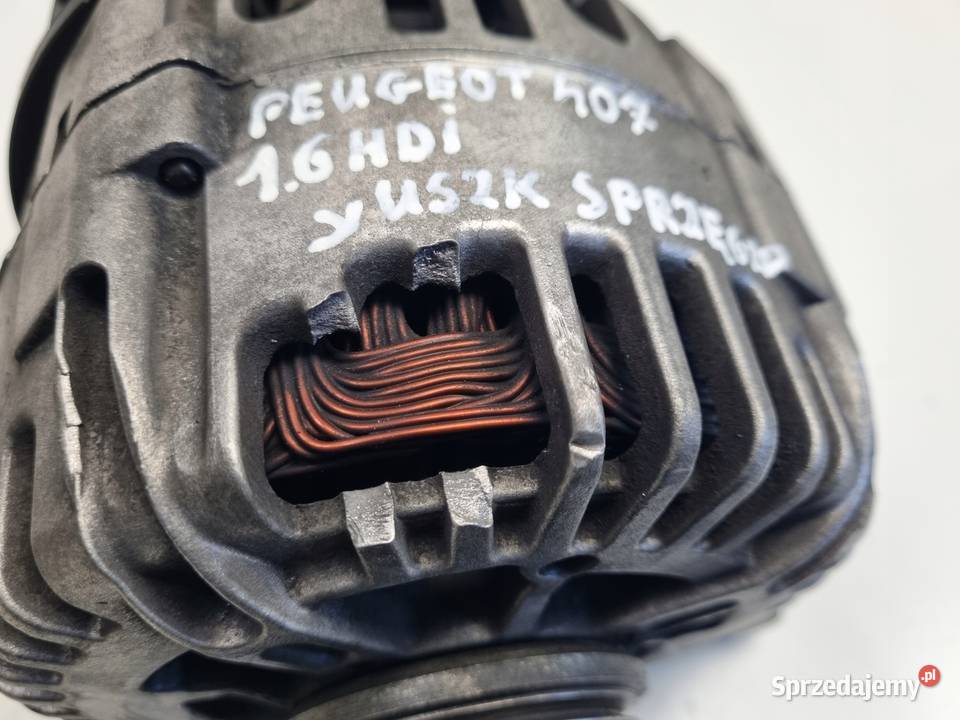 ALTERNATOR Peugeot 407 16 HDI valeo 9646321780 Rudka