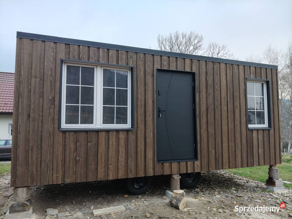 Domek mobilny letniskowy modułowy Tiny house Mszana Dolna