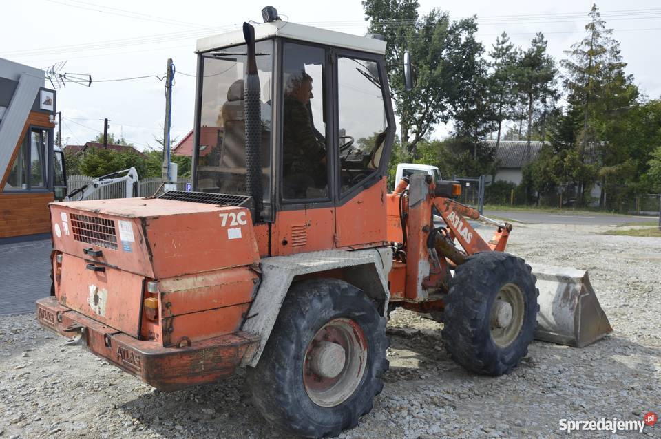 Ładowarka ATLAS 72C ŁŻYKA WIDŁY 1991r OKAZJA 65 Złoczew