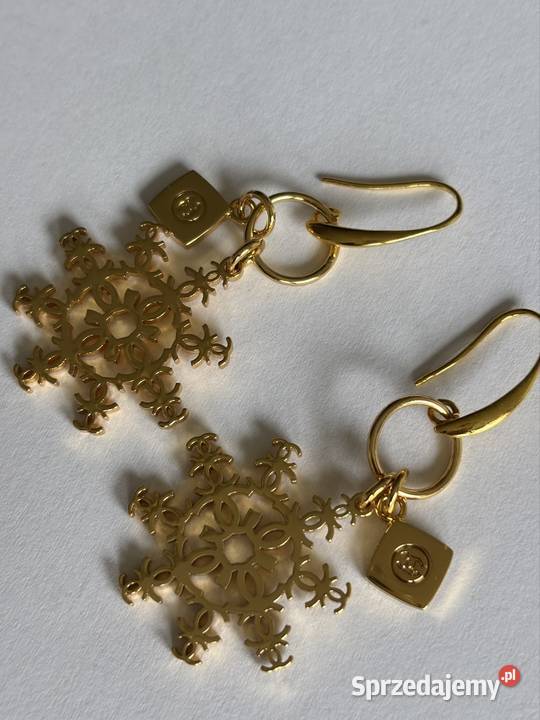 Kolczyki z zawieszką Chanel Bydgoszcz sprzedam