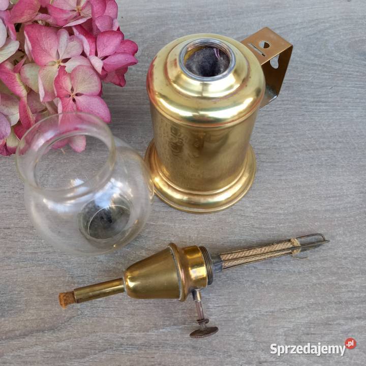 Francuska lampa naftowa Pigeon miniaturowa mazowieckie Warszawa