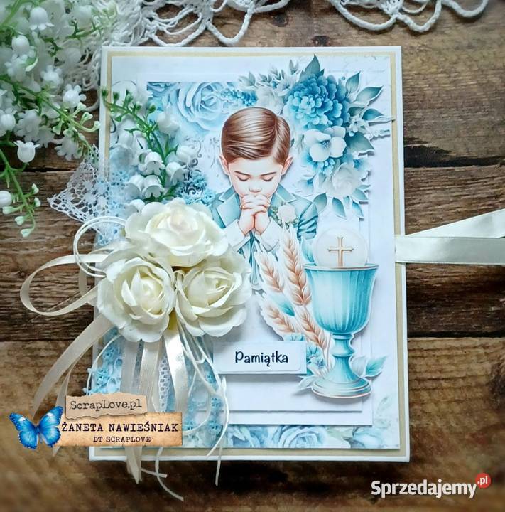 Album harmonijkowy Komunia Święta chłopca Mszana Dolna