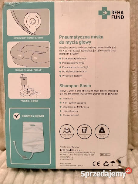 Miska do mycia głowy Gdynia