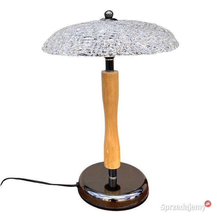 Lampa stołowa z kryształowym kloszem BELMONTE Lampki biurkowe mazowieckie