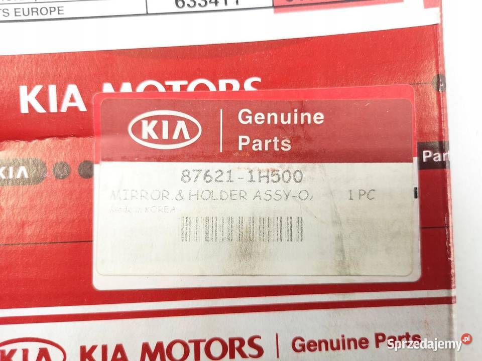 WKŁAD LUSTERKA PRAWEGO KIA CEED 20062009 ORI OE