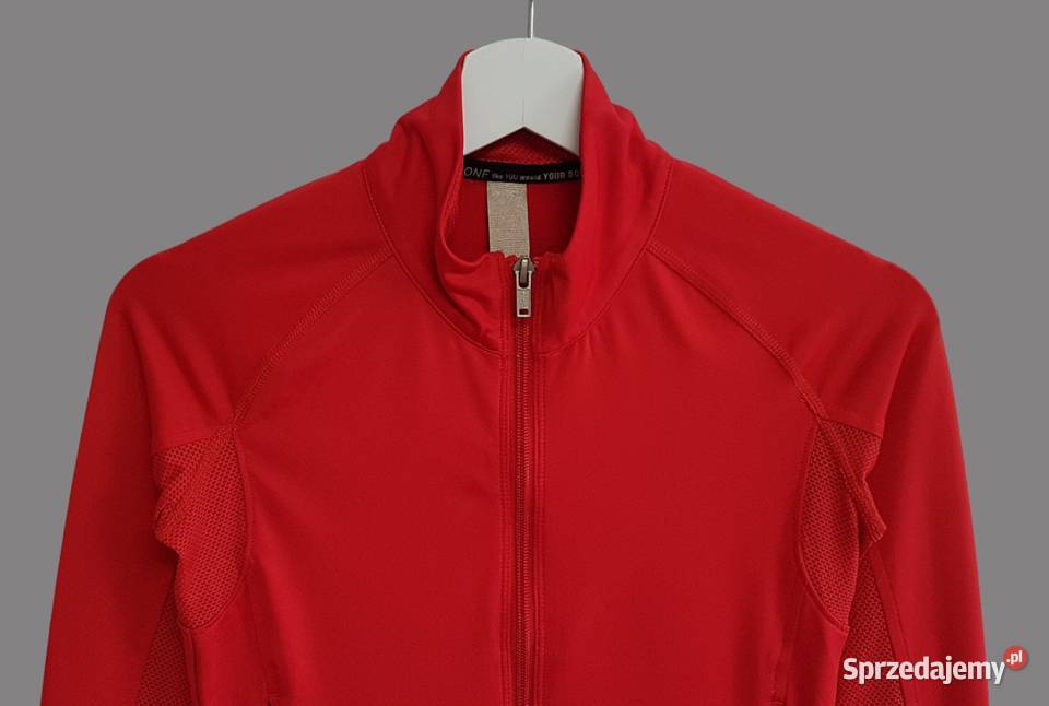 Damska sportowa bluza czerwony z długim rękawem Chrzanów