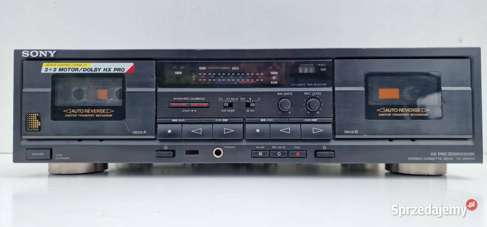 Magnetofon Sony TCWR570 Stereo Cassette Deck