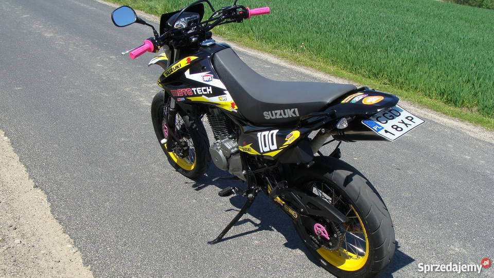 Suzuki DR 125 SM SUPERMOTO ZamianaSprzedaż czterosuwowy Golub-Dobrzyń