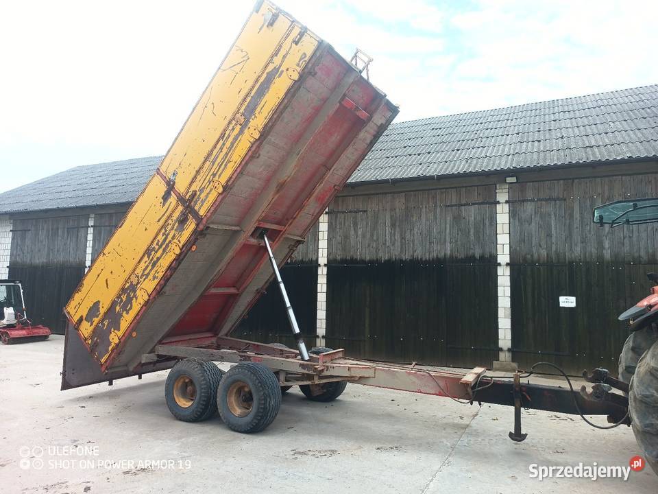 Przyczepa wywrotka tandem 12t bliźniak ze sprzedam