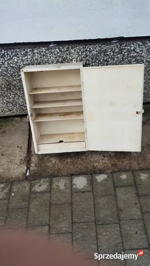 Apteczka Medyczna Vintage PRL szafeczka okazja