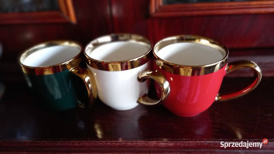 Trzy kubeczki kolorowe Warszawa