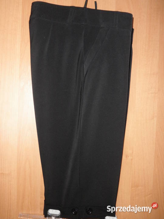 Spodnie czarne czarny Moda i Styl sprzedam