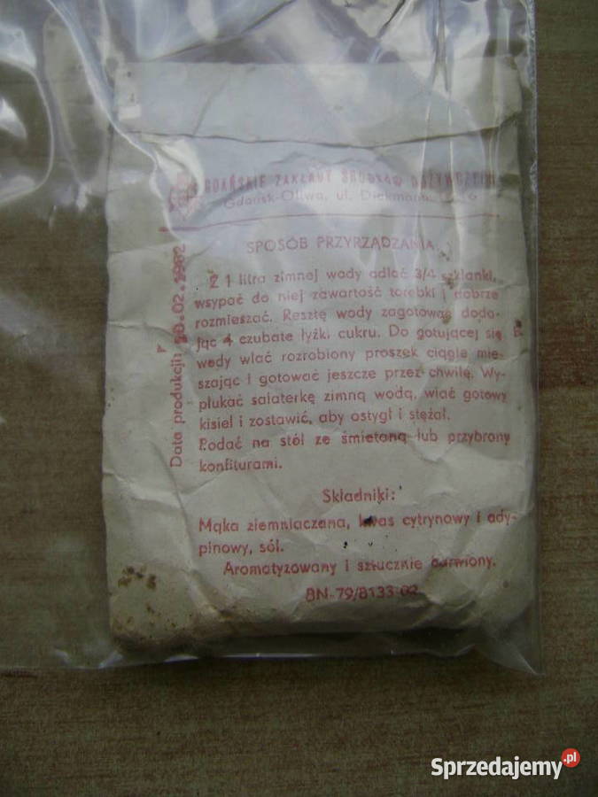 Starocie z PRL Zestaw 3 x Kisiel w oryginalnym Pozostałe sprzedam