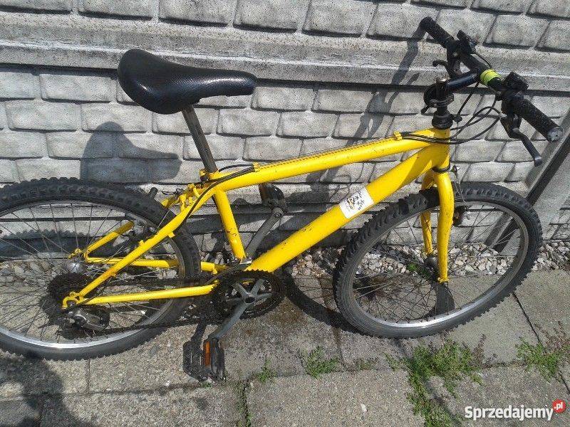 Rower górski 24 żółty 150 Pabianice