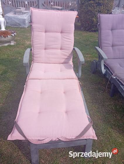 Sprzedam leżaki ogrodowe z materacami Podławki