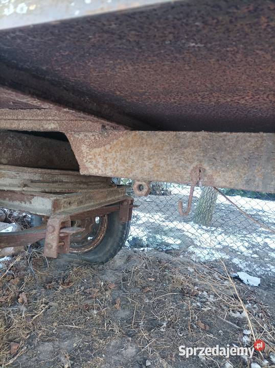 Sprzedam drewnianą przyczepę sztywną Bielawy