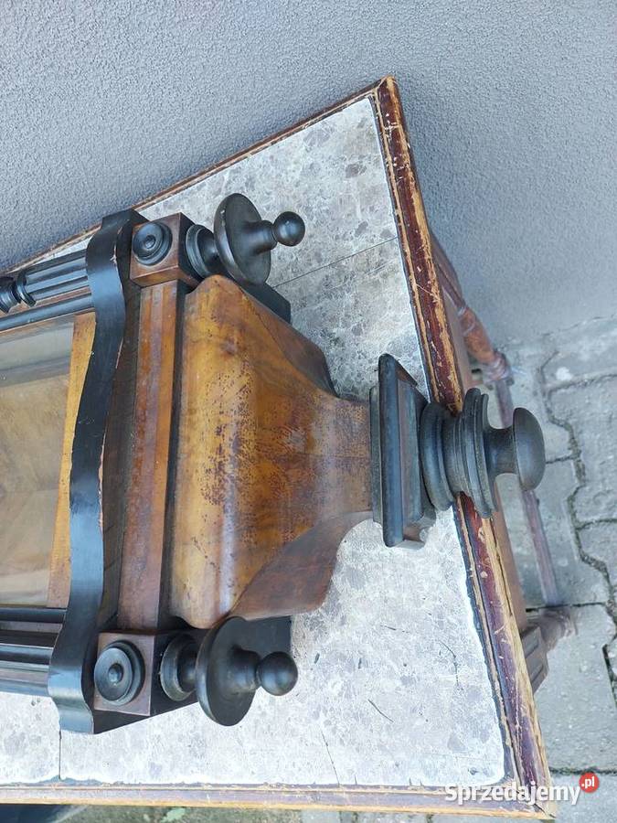 S142 Skrzynia obudowa starego zegara szafka Tczew