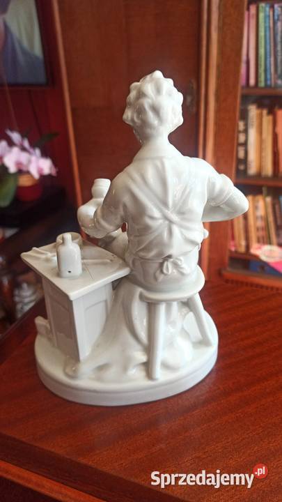 Figurka szewc Biała GDR Gdańsk