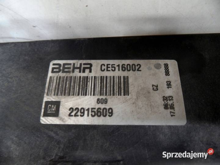 OPEL INSIGNIA A 13r wentylator chłodnic 22915609 Wentylatory chłodnic klimatyzacji Kielce sprzedam