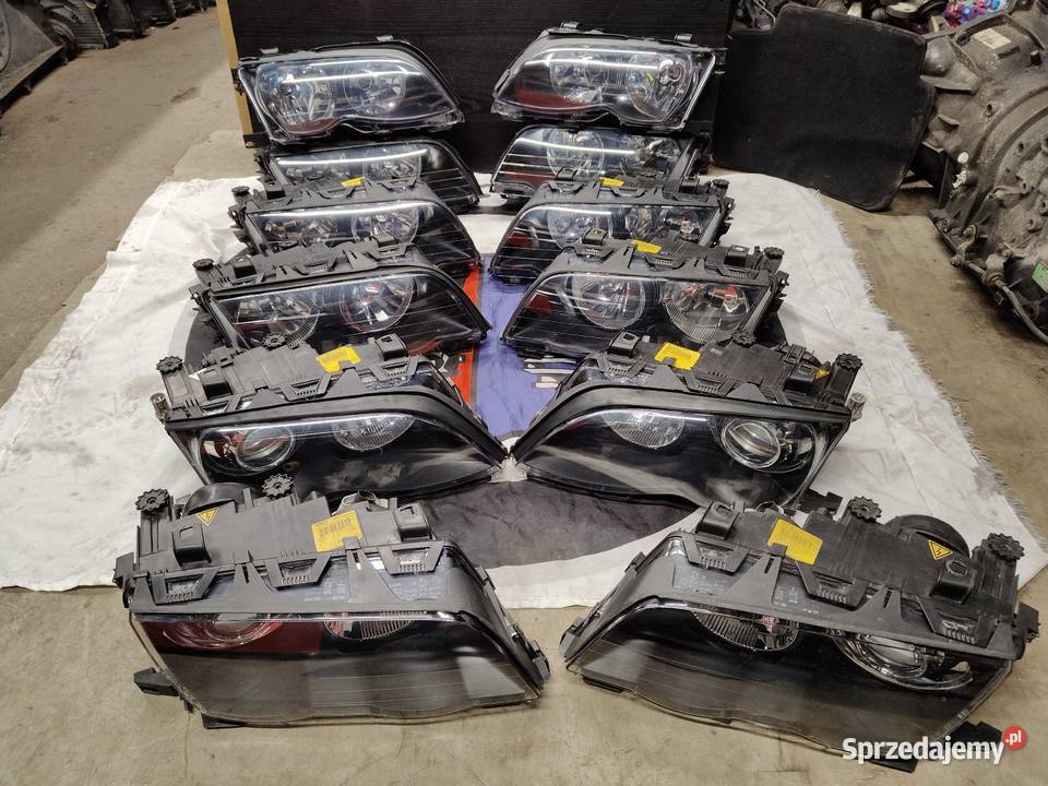 Bmw e46 sedan kombi lampy przednie komplet łódzkie sprzedam