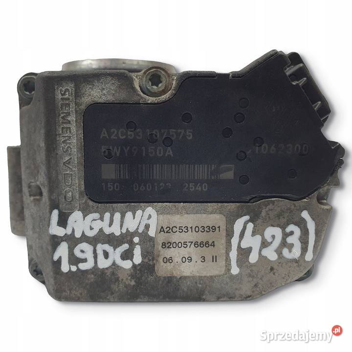 PRZEPUSTNICA Renault Laguna Scenic 19 DCl Chełm