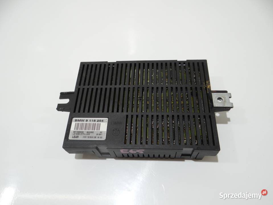 MODUŁ STEROWNIK ŚWIATEŁ BMW E65 9116254 Strzyżewice