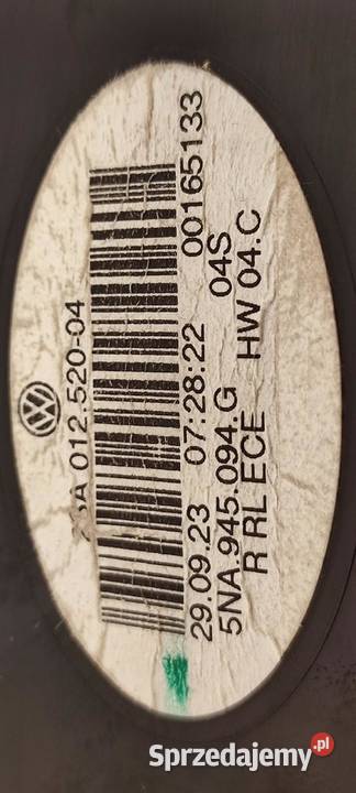 VW TIGUAN II LAMPA PRAWY TYŁ 5NA945094G
