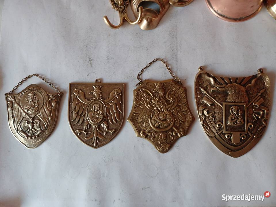 Ryngraf mosiężny dewocjonalia Mosiądz Kolekcja Poznań