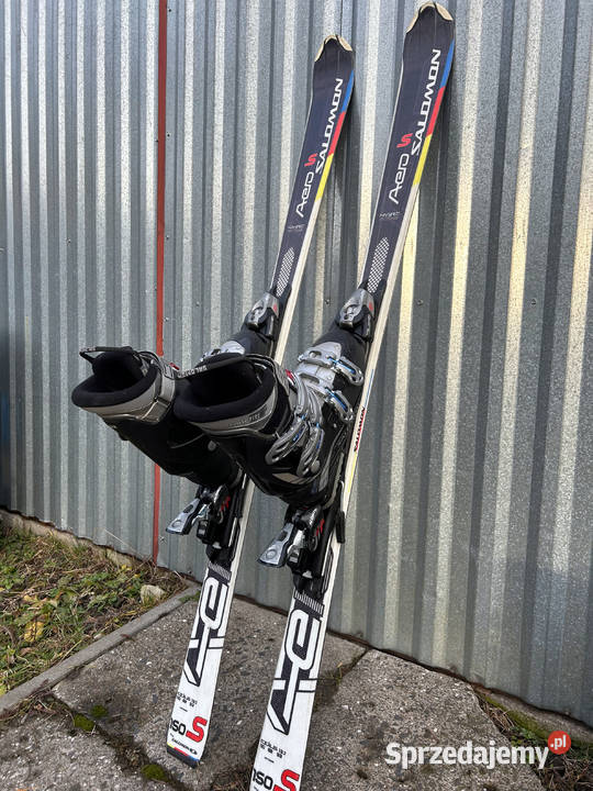 SALOMON narty 150 wiązania i buty Chełm