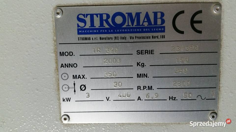 Piła poprzeczna STROMAB TR 350 Sucha Beskidzka