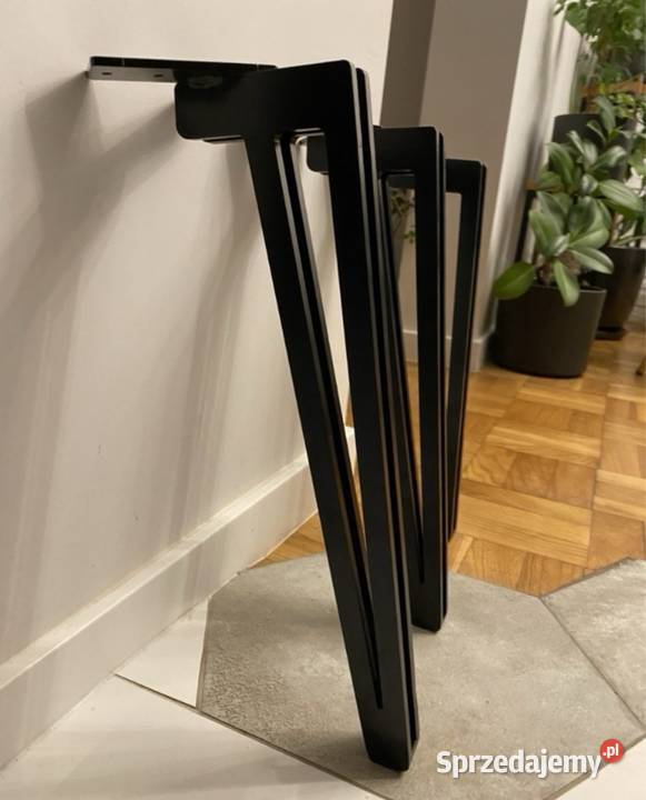 Czarne Nogi metalowe loft Stolik kawowy 40 Bochnia