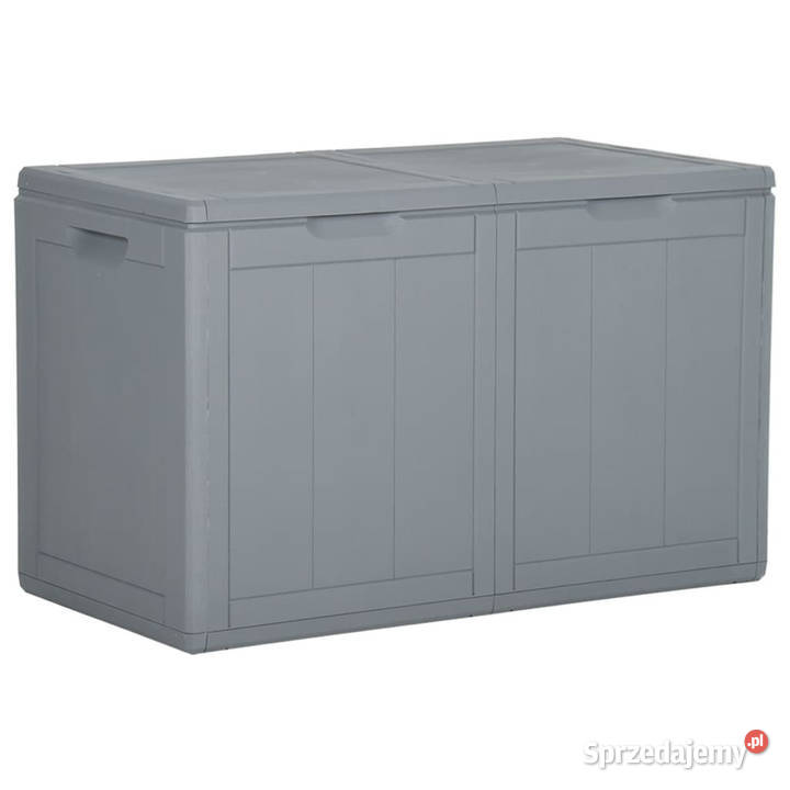 Skrzynia ogrodowa 180 L szara rattan PP WM151234 Skrzynie ogrodowe Warszawa sprzedam