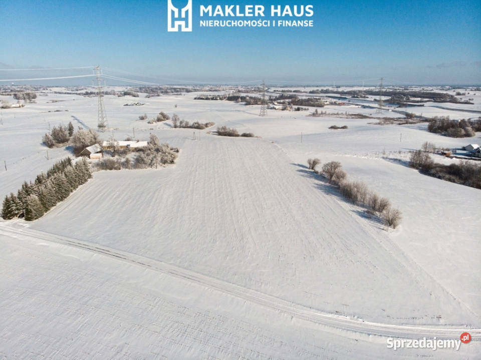 Działki z warunkami zabudowy Żubryn Szypliszki asfalt sprzedam