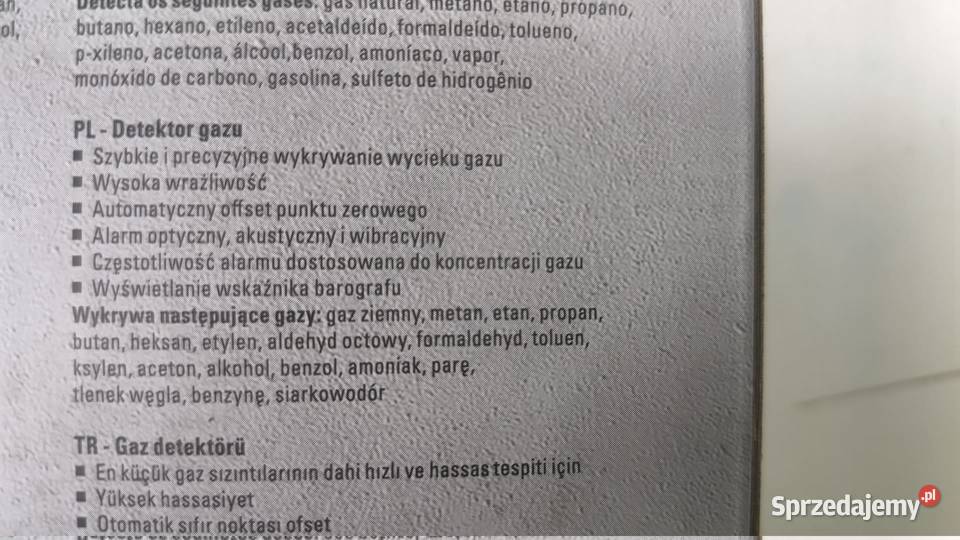 Detektor gazu TROTEC BG40 Katowice sprzedam