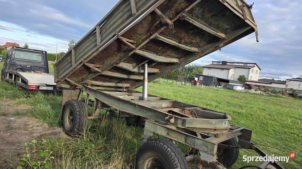 Przyczepa wywrotka d47 zarejestrowana mazowieckie Siedlce sprzedam