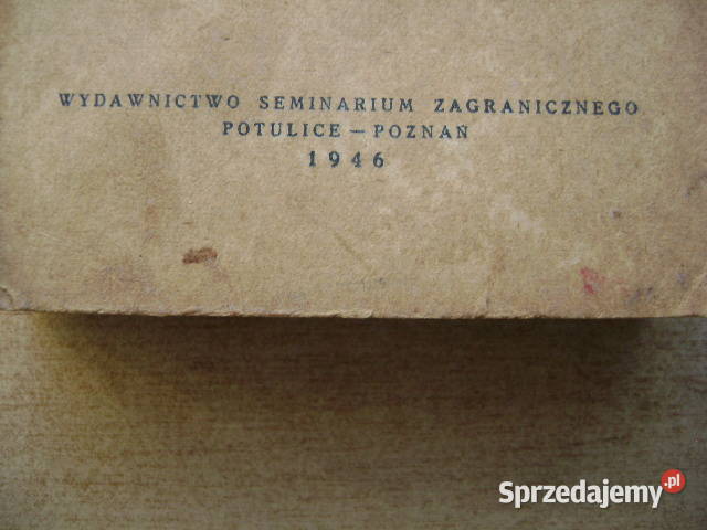 Starocie z PRL Dewocjonalia Ojciec Mateo z 1946 Gdynia sprzedam