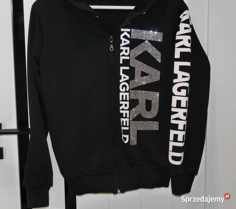 Karl Lagerfeld śliczna bluza cyrkonie 36 S Pozostałe Wrocław