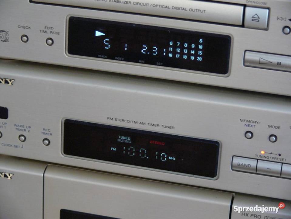 Wieża Sony MHC7700 złota WYSYŁKA Jasło sprzedam